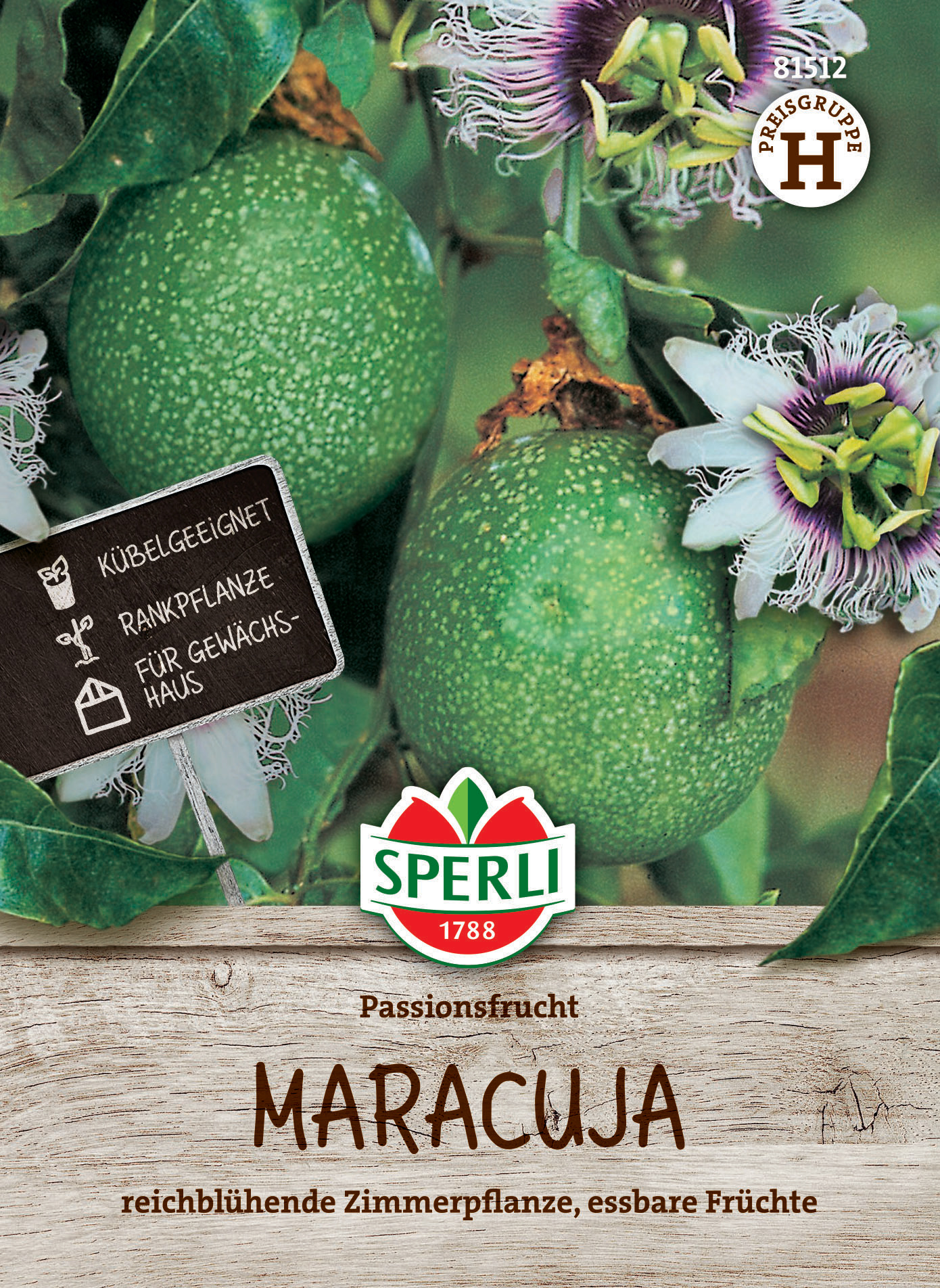 Passionsblume - Maracuja - Passionsfrucht