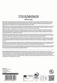 Paket mit weißem Hintergrund, enthält Text in mehreren Sprachen und Symbole für Pflanzenschutz und Recycling.