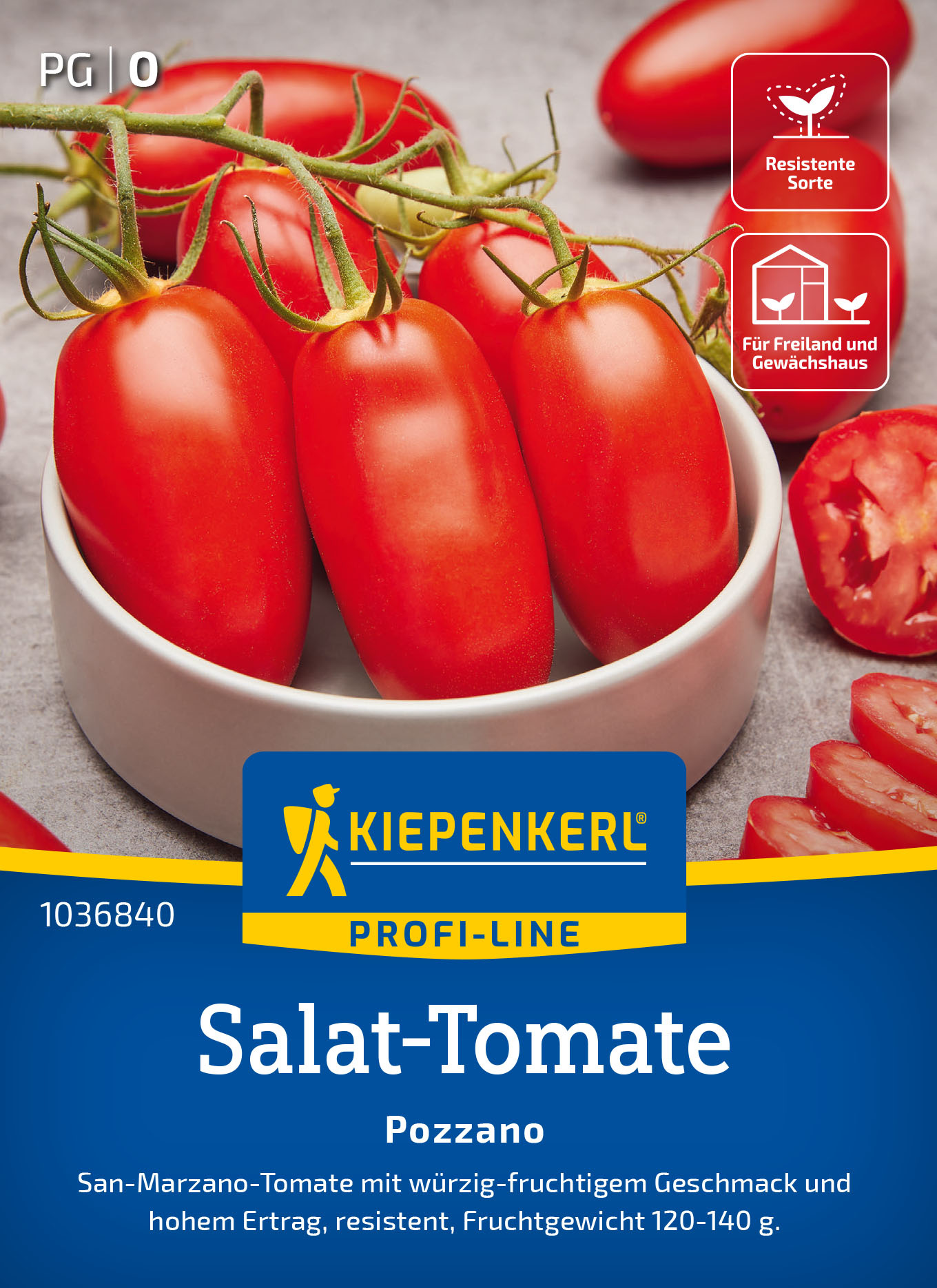 Salat-Tomatensamen Pozzano, F1