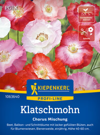Klatschmohnsamen Chorus Mischung