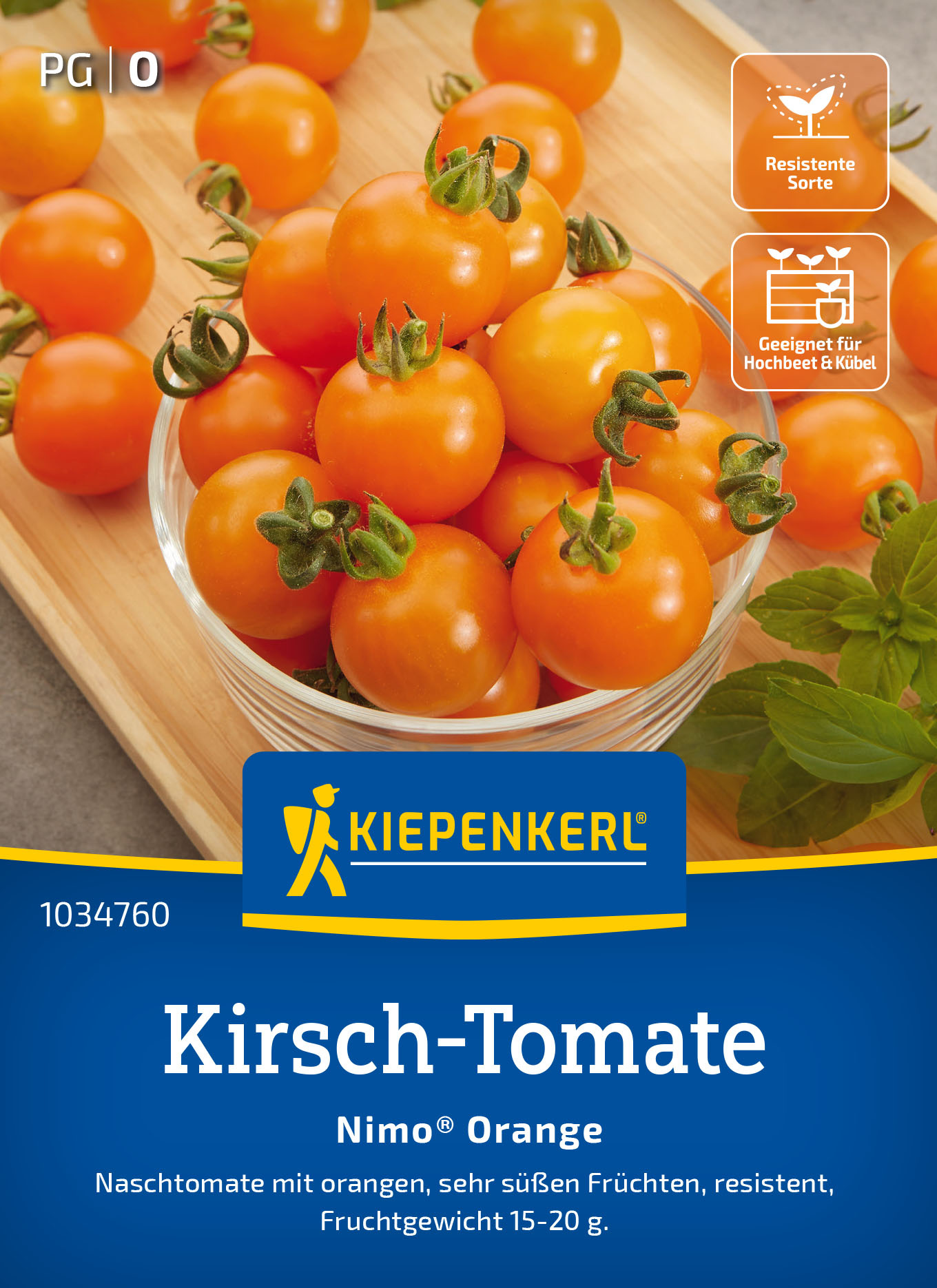 Kirsch-Tomatensamen Nimo Orange®, F1