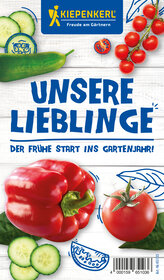 Verschiedene Tomaten, Paprika, Gurke, Leaflet Illustrationen auf weißem Holzuntergrund.