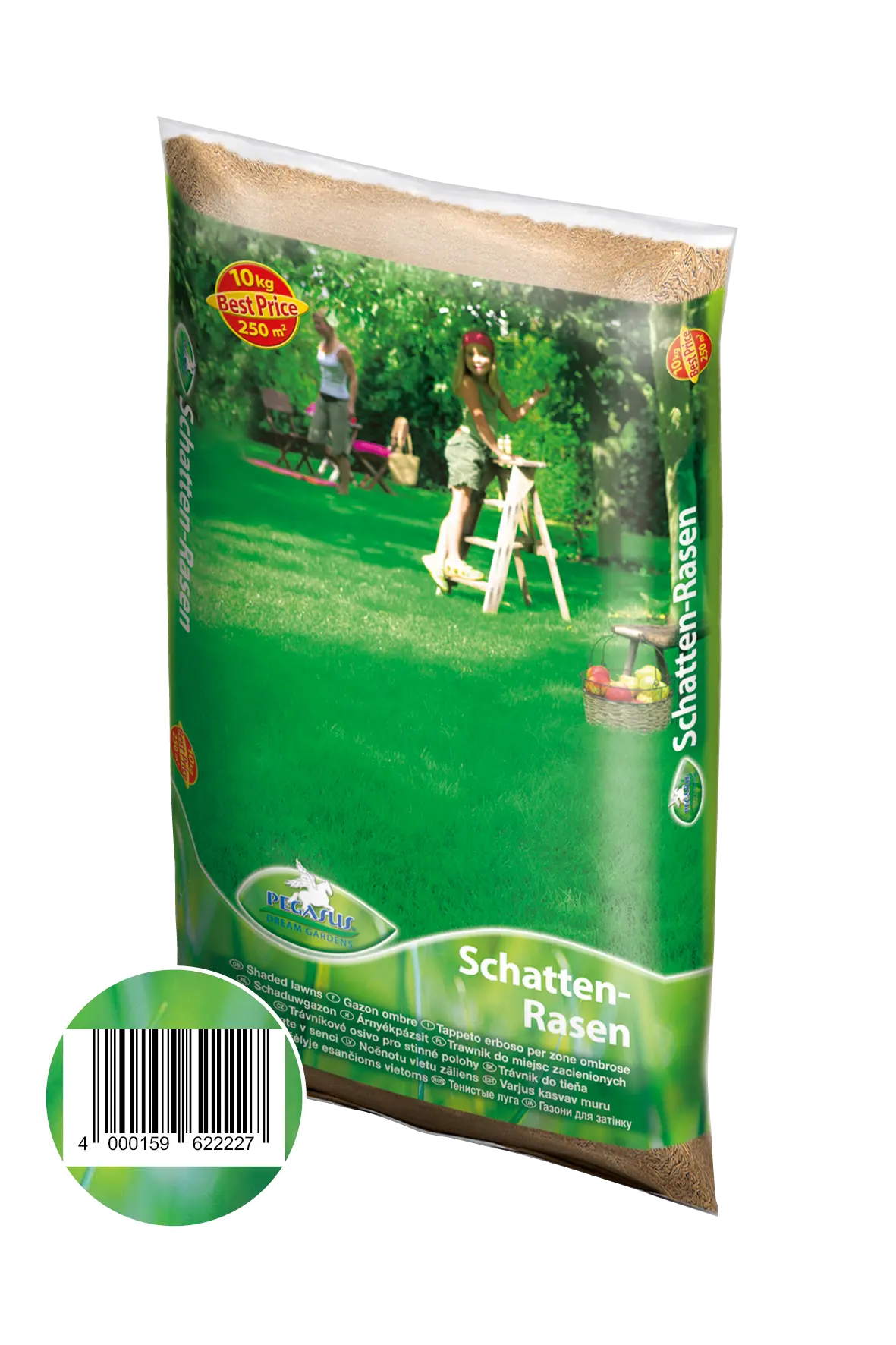 Schatten-Rasensamen, 10 kg