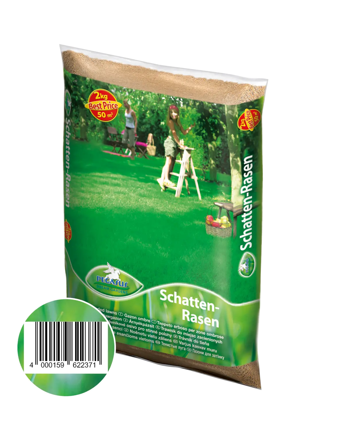 Schatten-Rasensamen, 2 kg