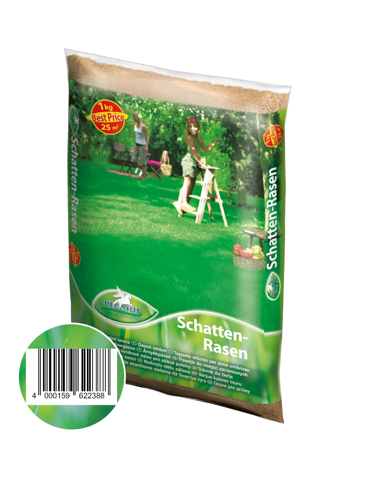 Schatten-Rasensamen, 1 kg
