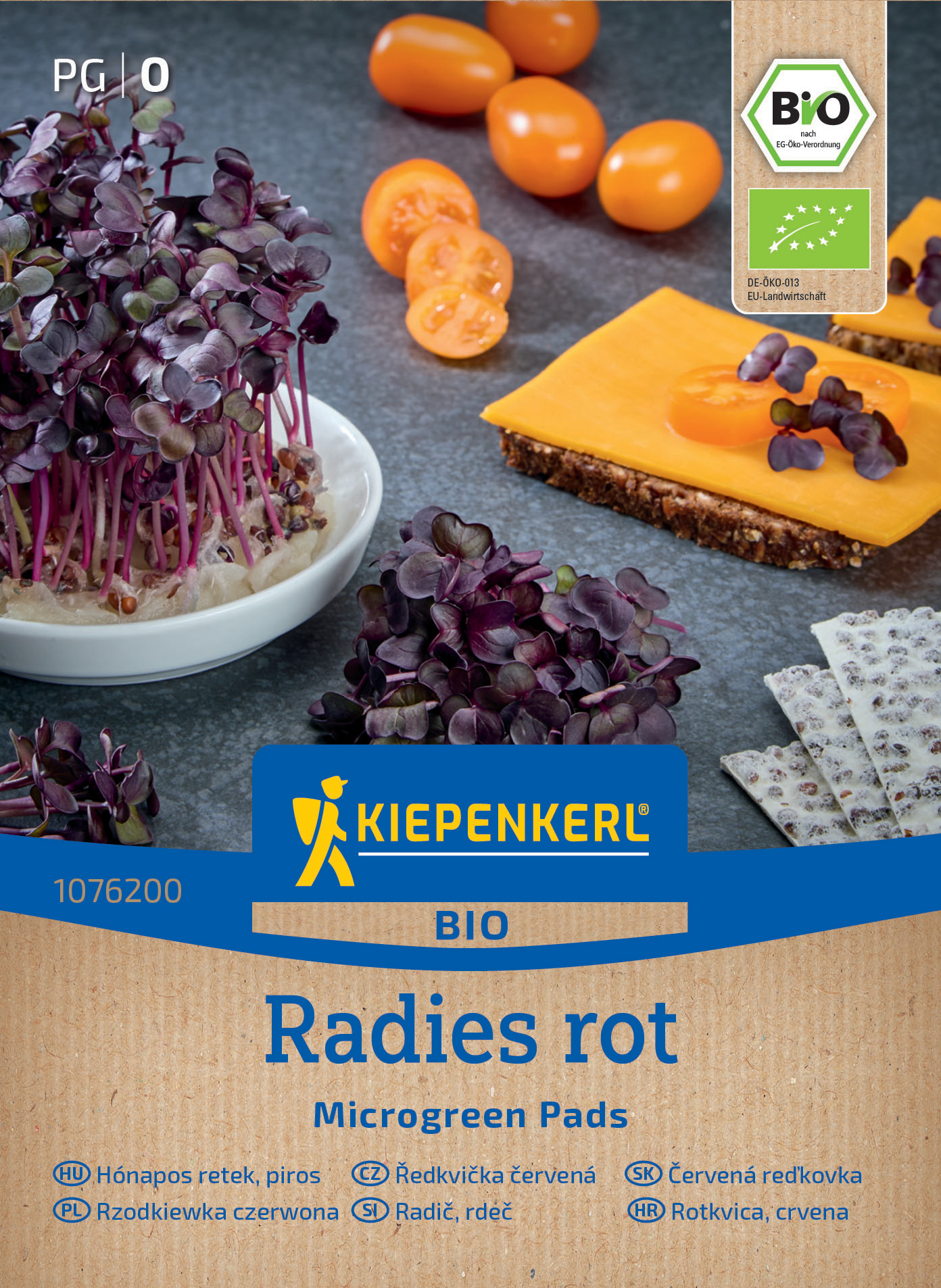 BIO Microgreen Pads Radieschen, rot, Nachfüllpad