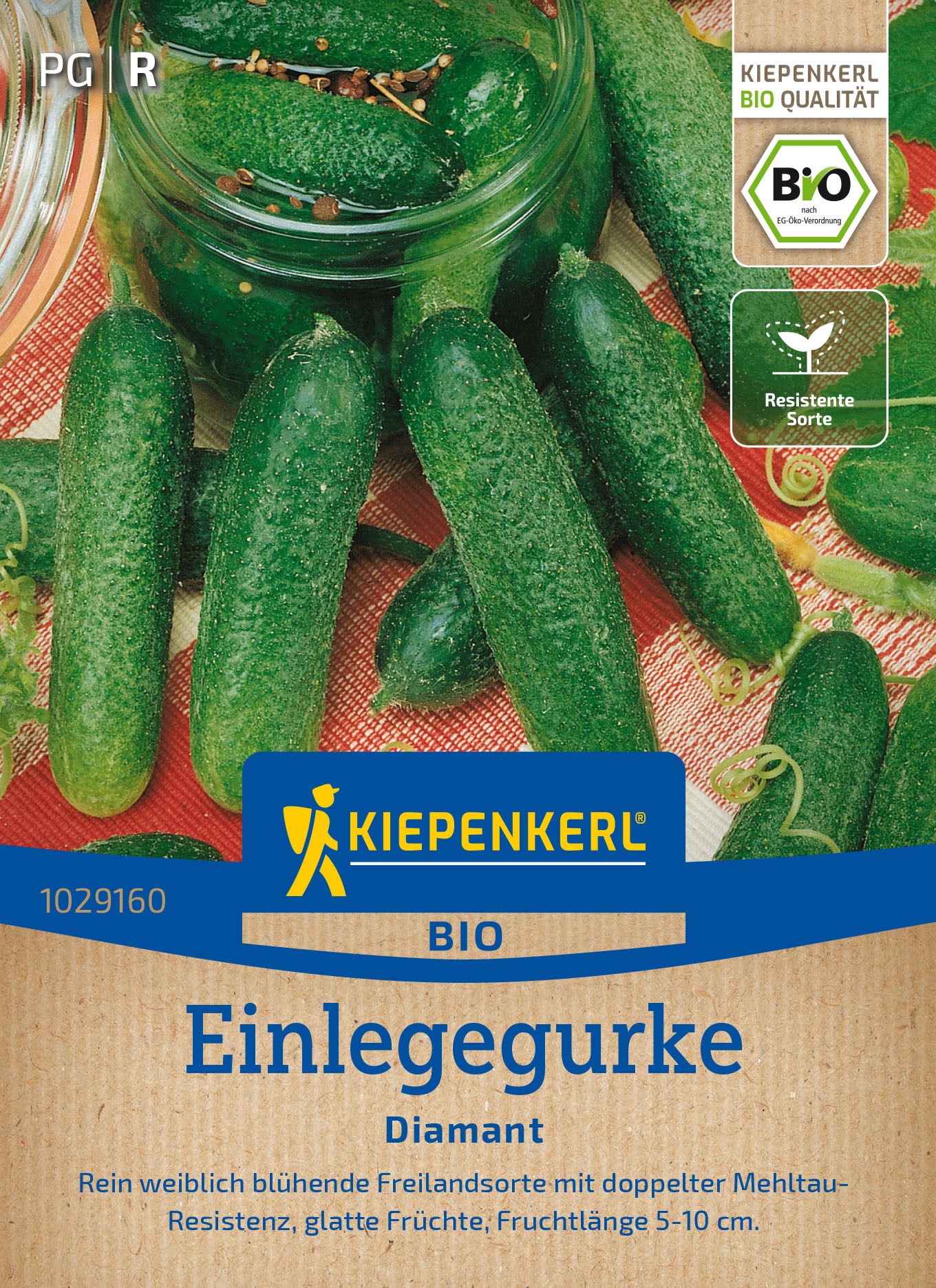 BIO Einlegegurkensamen Diamant, F1