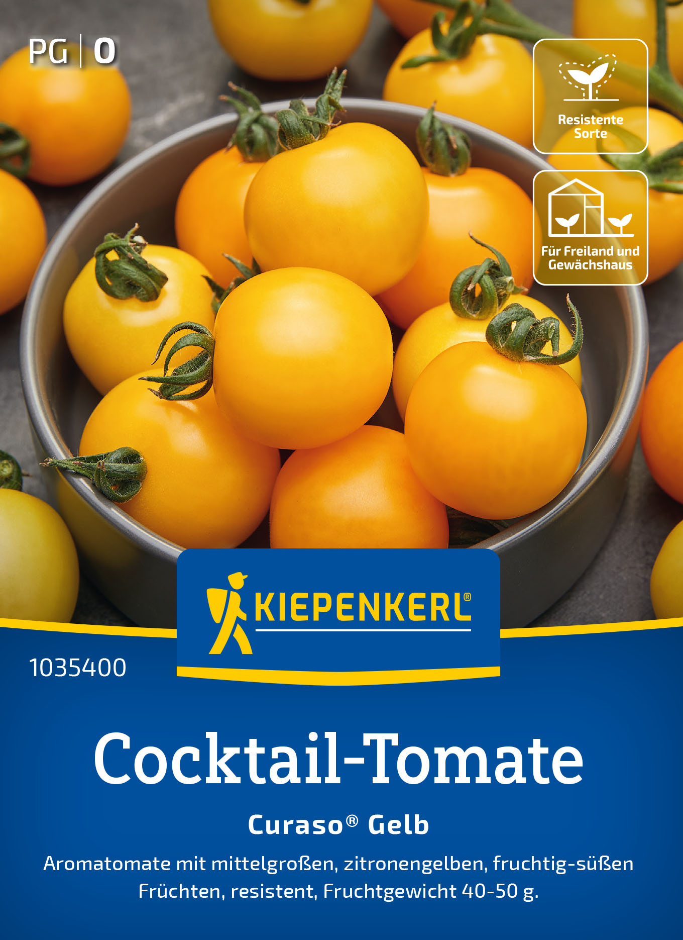 Cocktail-Tomatensamen Curaso Gelb®, F1