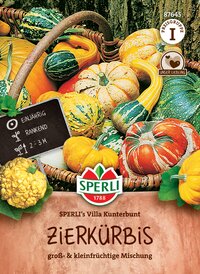 Zierkürbissamen SPERLI's Villa Kunterbunt
