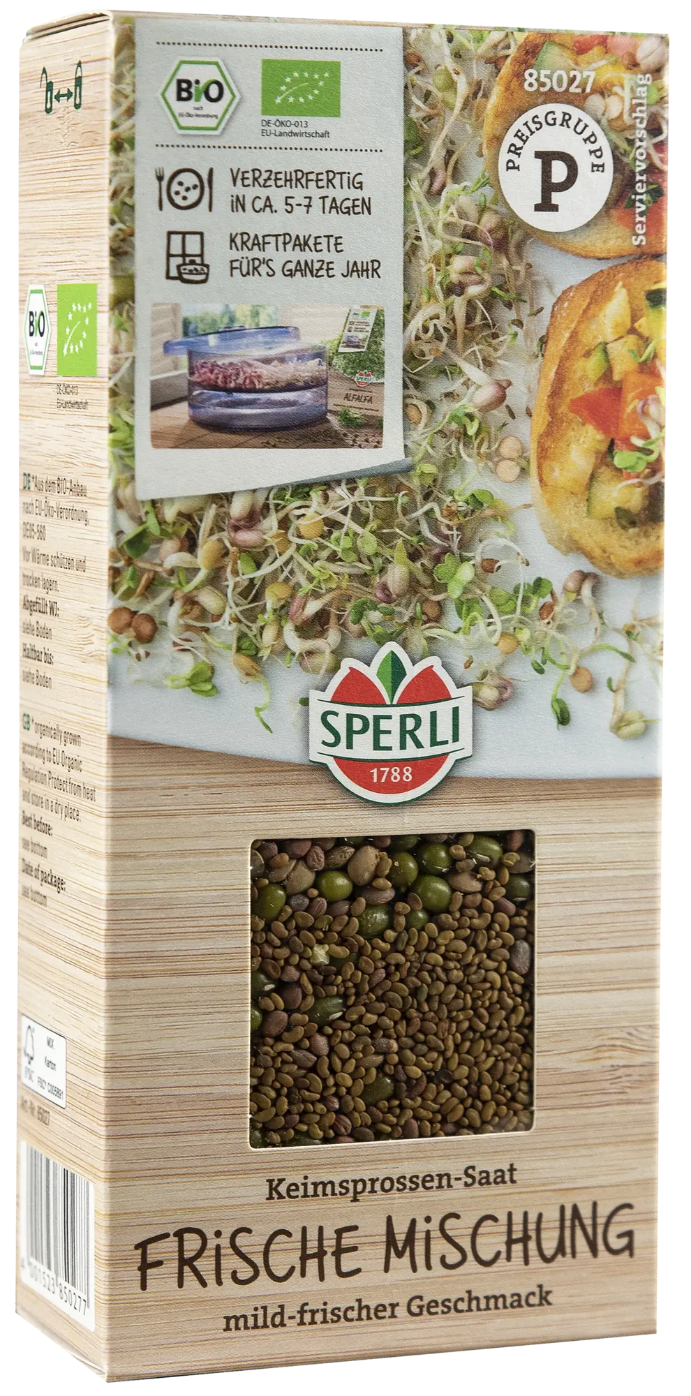BIO Keimsprossen-Saat Frische Mischung