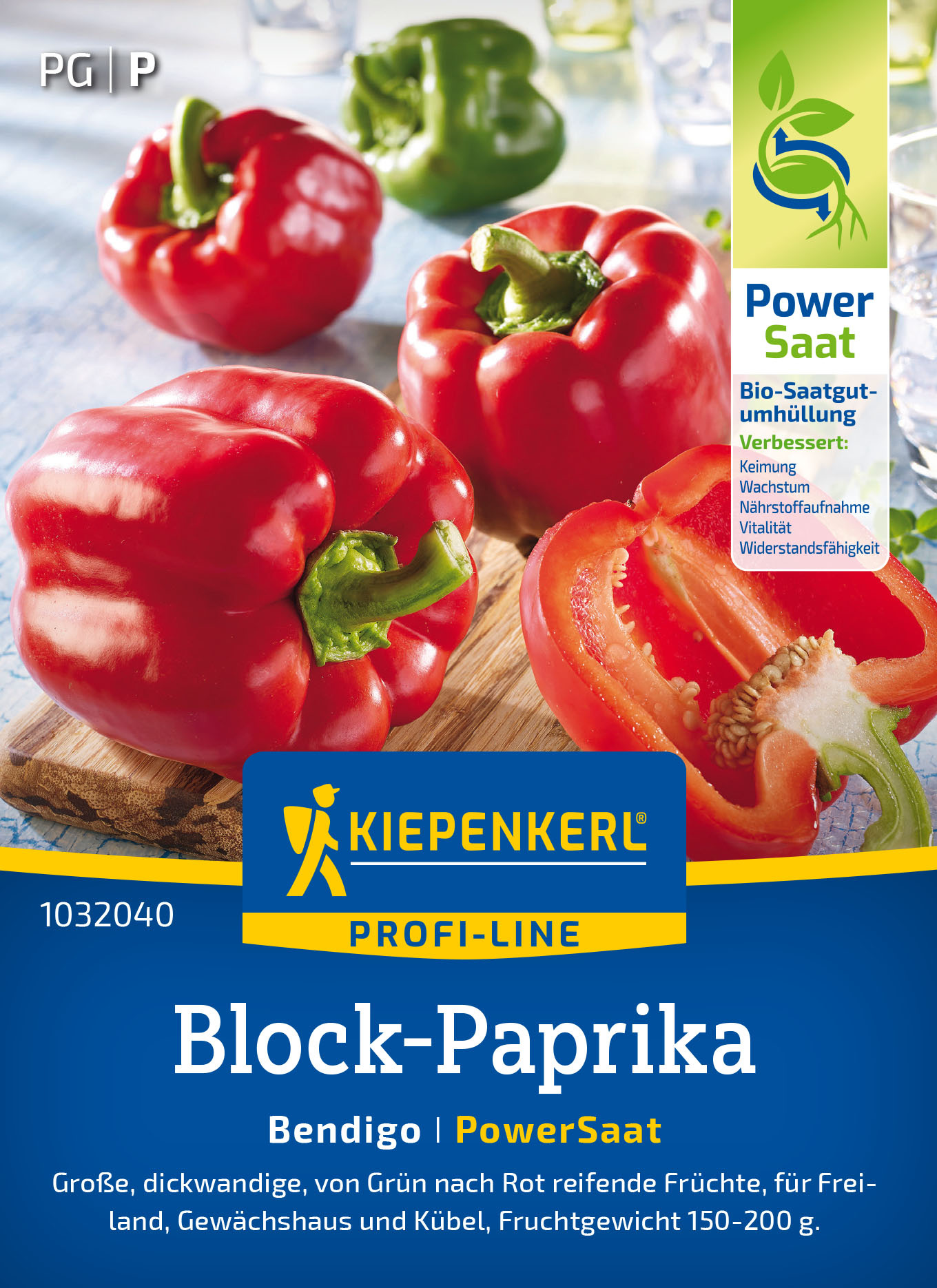 Block-Paprikasamen Bendigo, F1, PowerSaat