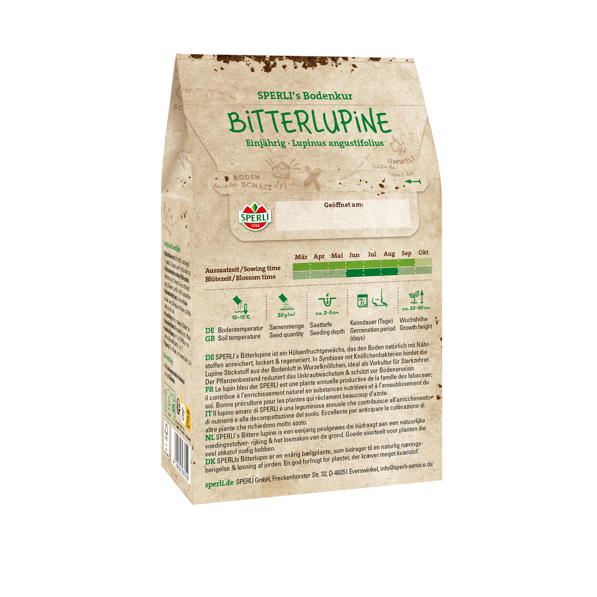SPERLI's Bodenkur Bitterlupine, 0,4 kg