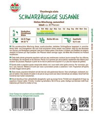 Schwarzäugige Susanne Samen Helios