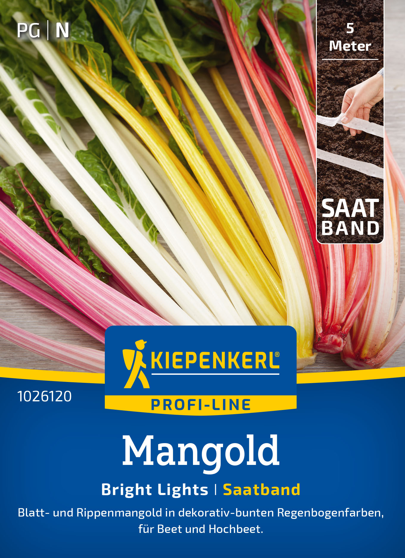 Mangoldsamen Bright Lights, Saatband