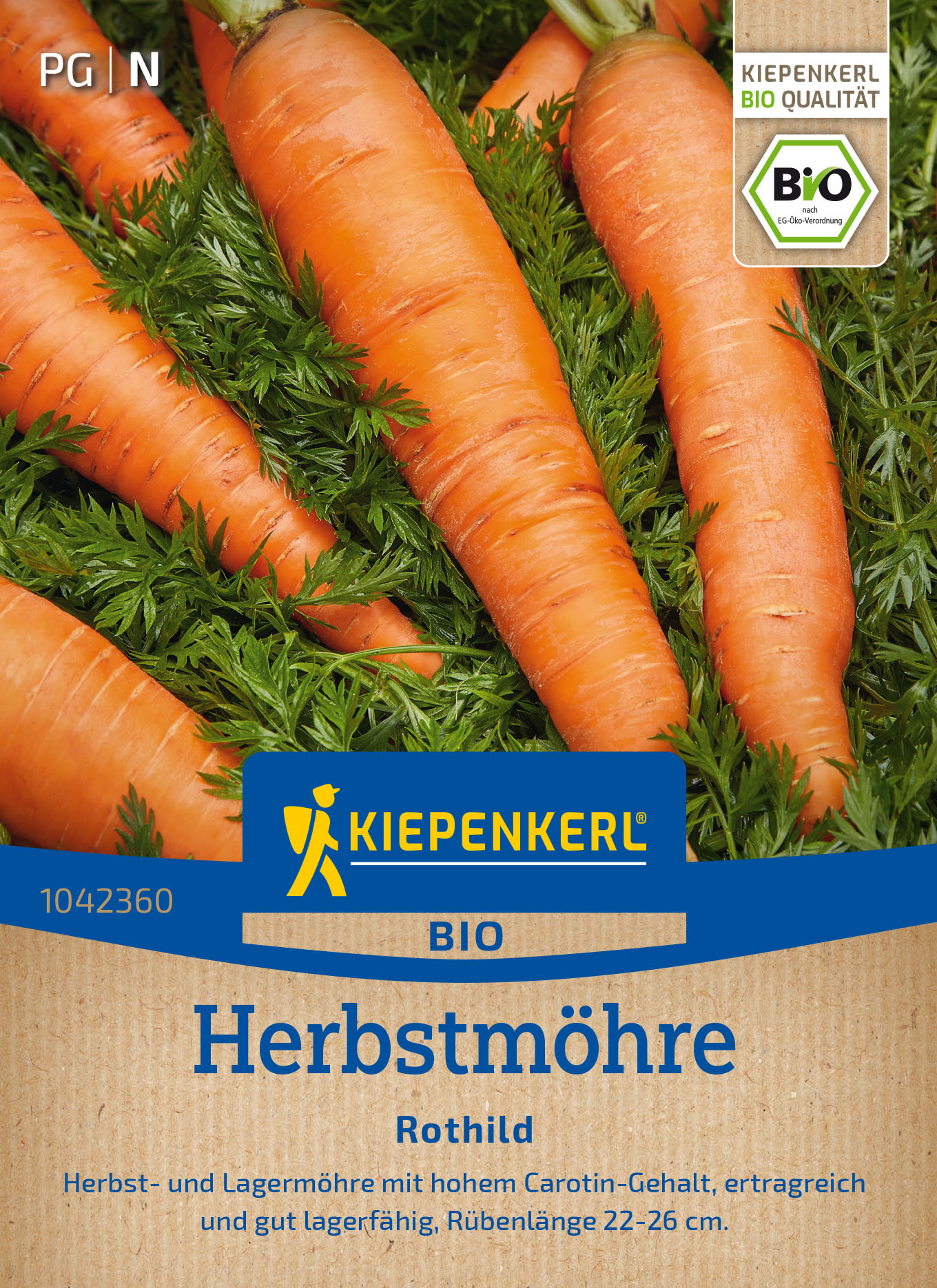 BIO Möhrensamen Herbst- und Lagermöhre
