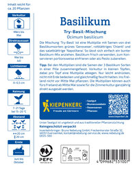 Basilikumsamen Try-Basil-Mischung, Multipille