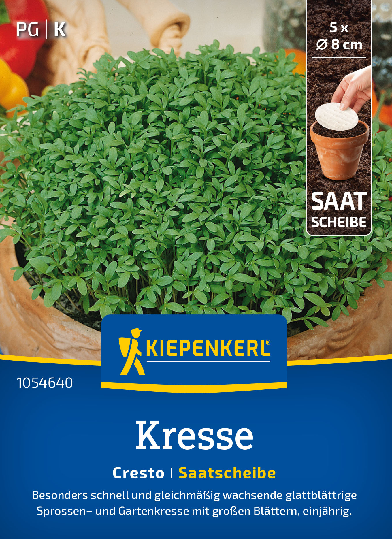 Kressesamen Cresto, Saatscheibe