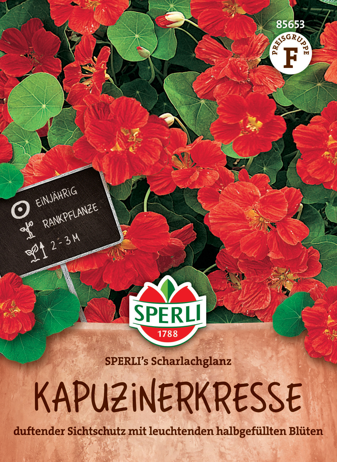 Kapuzinerkressesamen SPERLI's Scharlachglanz