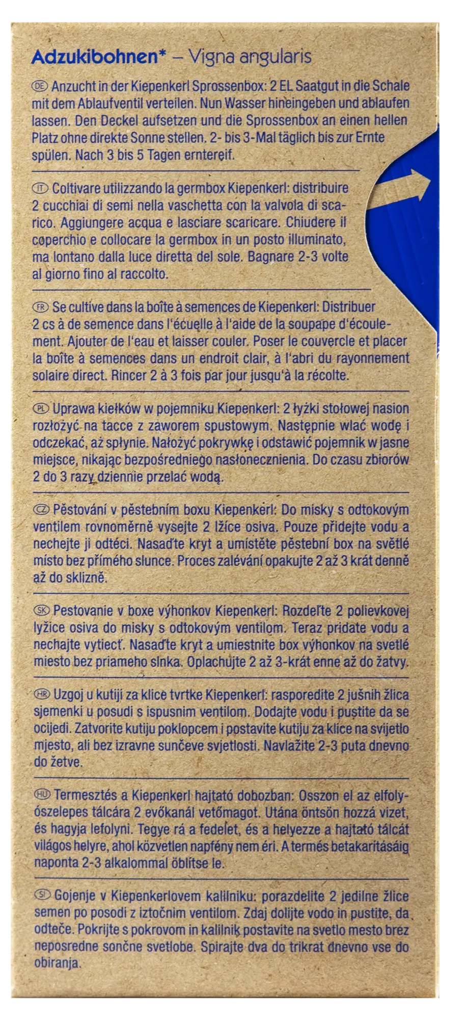 BIO Keimsprossen Adzukibohnen