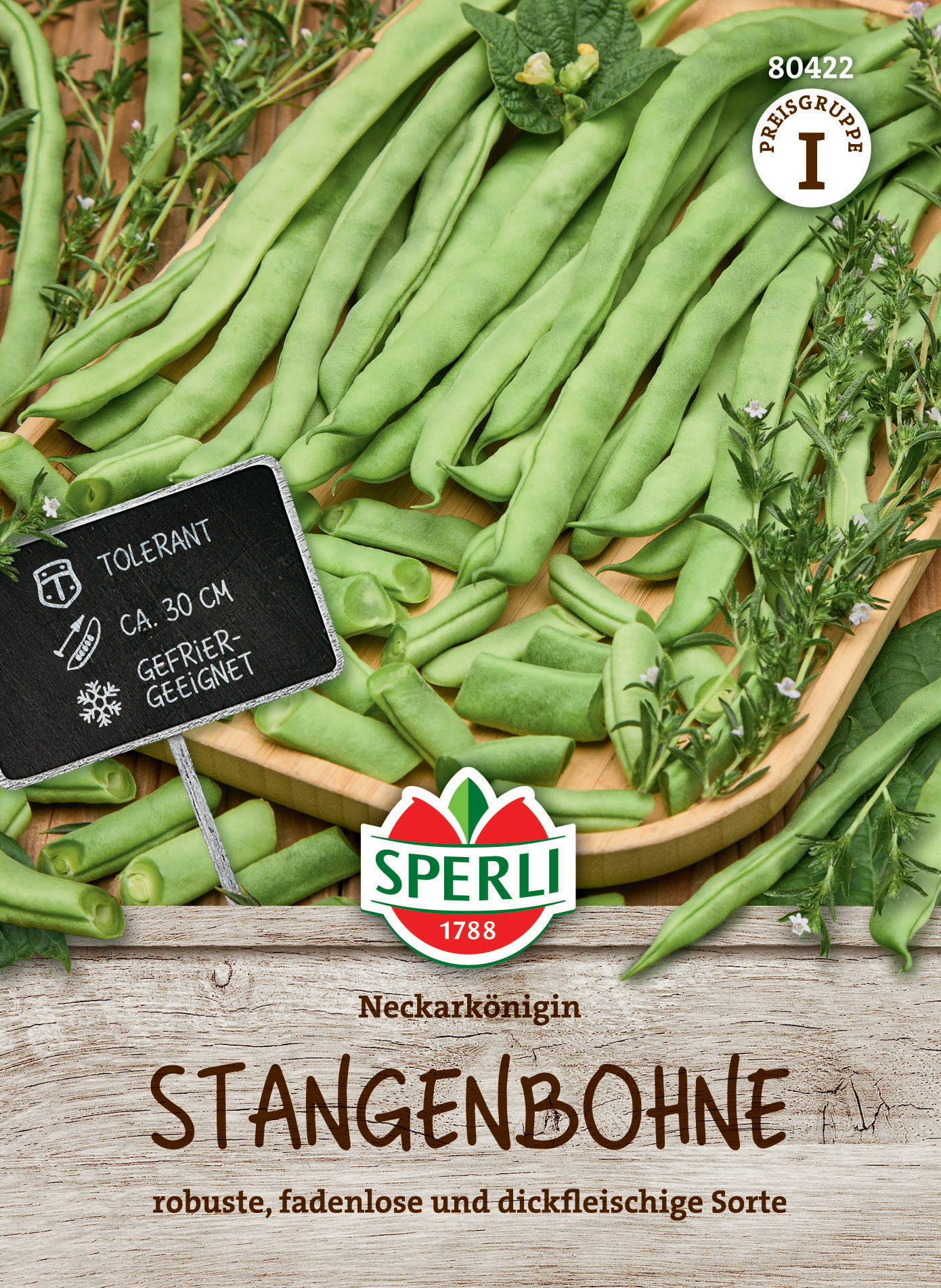 Stangenbohnensamen Neckarkönigin