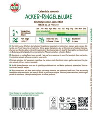 Acker-Ringelblumensamen Frühlingssonne