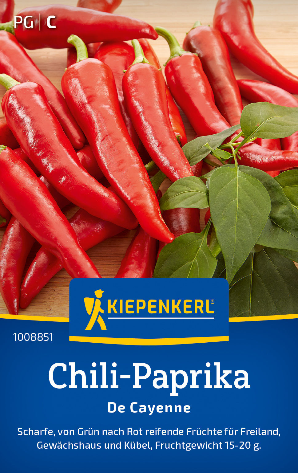 Chili-Paprikasamen De Cayenne