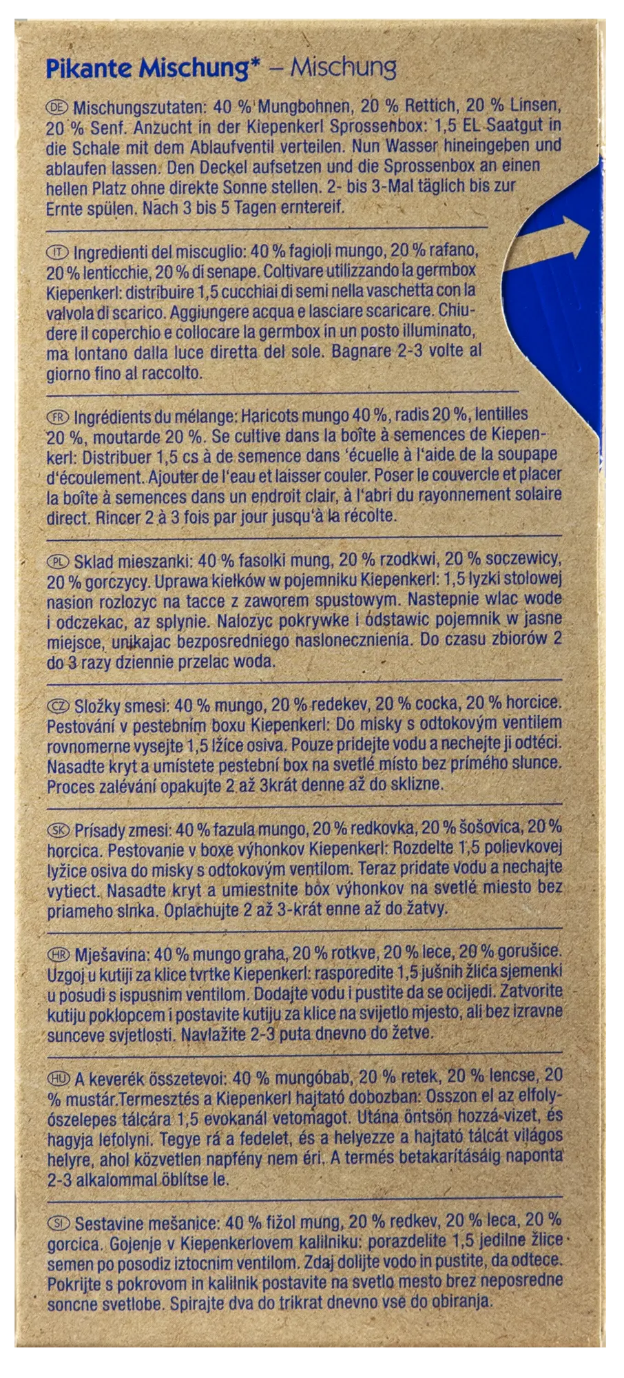 BIO Keimsprossen Pikante Mischung