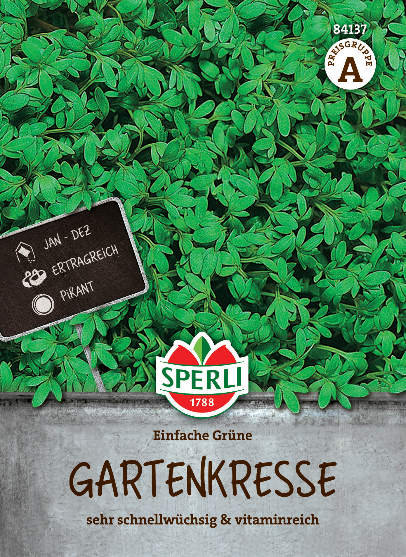 Gartenkressesamen Einfache Grüne