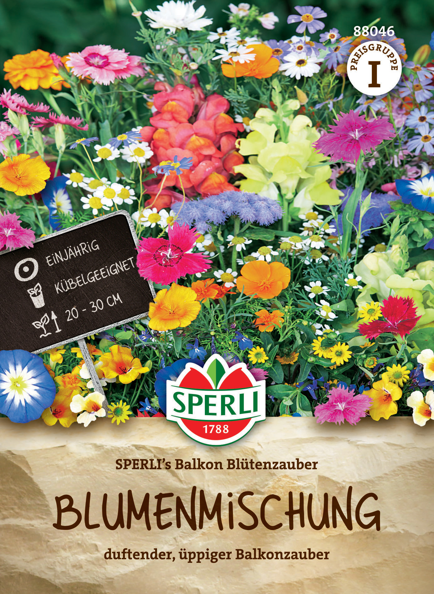 Blumensamen-Mischung SPERLI's Balkon Blütenzauber