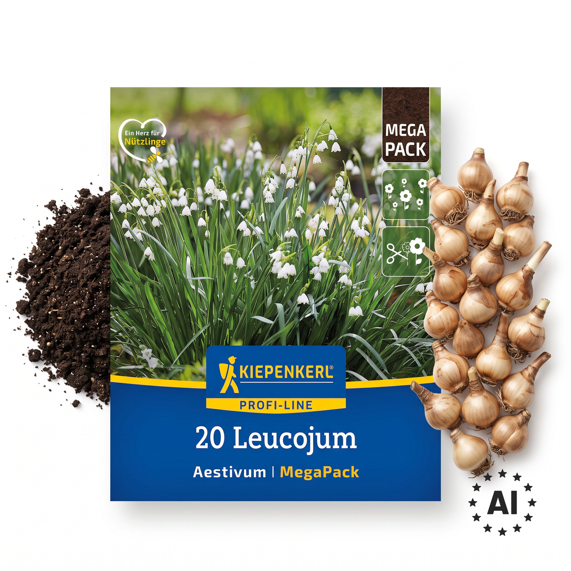 Mega-Pack Sommerknotenblumen
