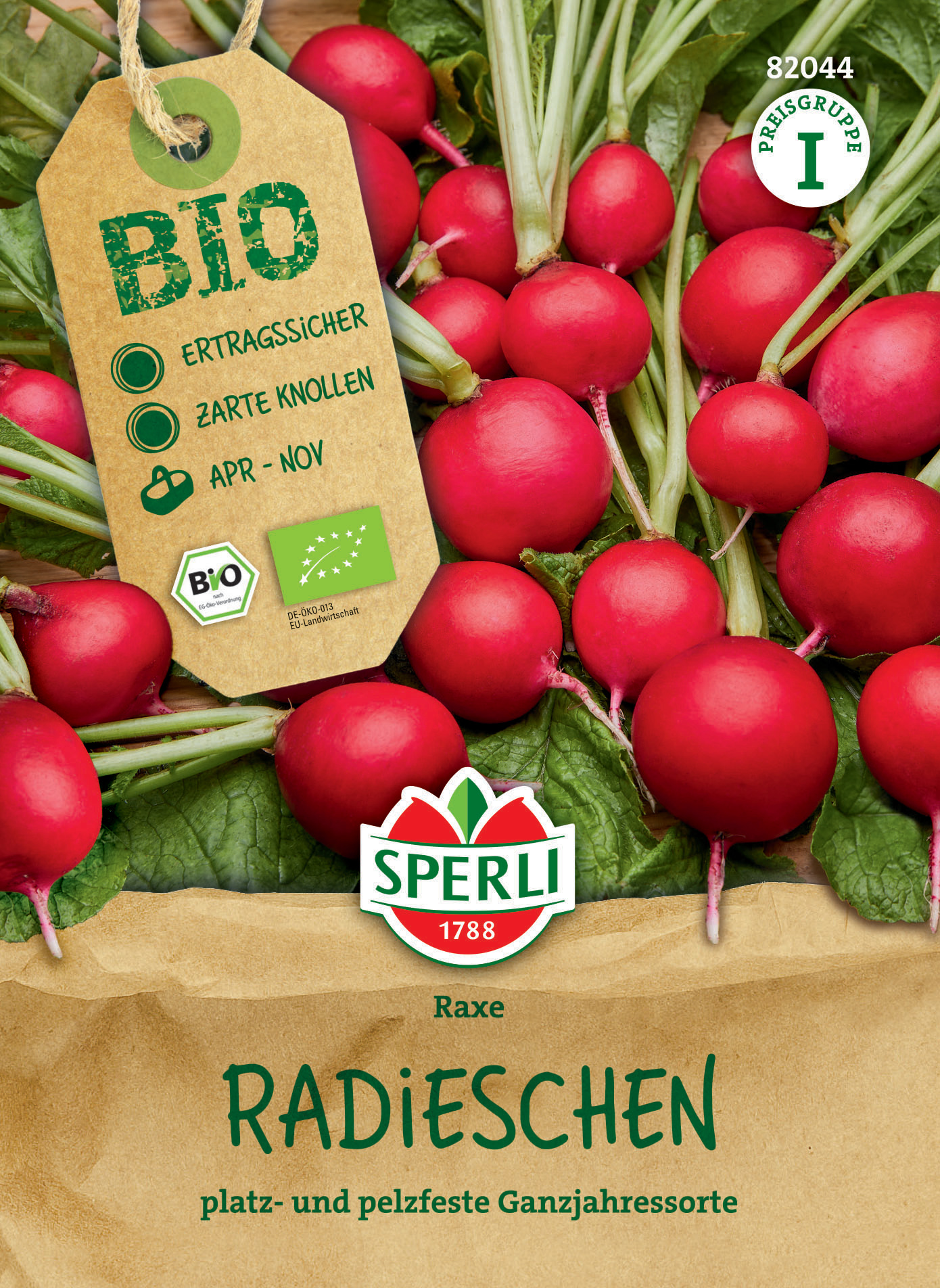 BIO Radiessamen, rot