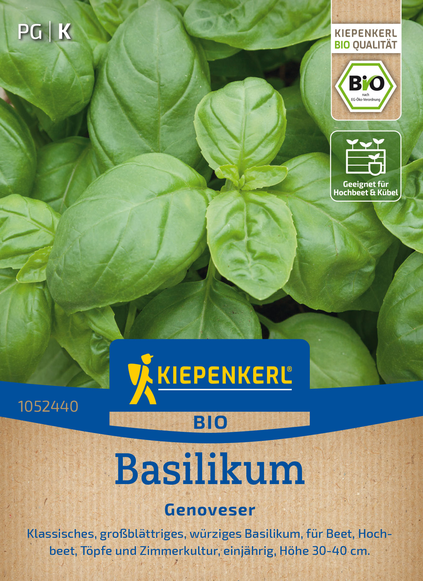 BIO Basilikumsamen Genoveser