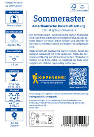Sommerastersamen Amerikanische Busch-Mischung