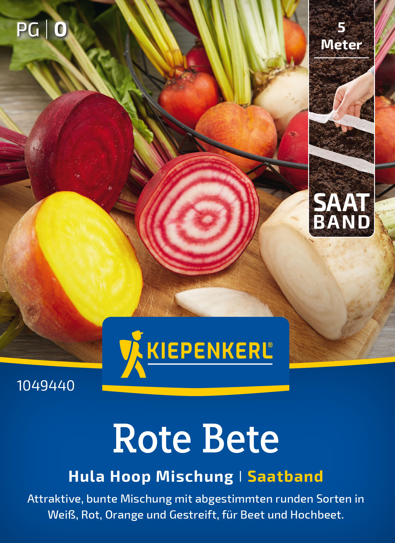 Rote Betesamen Hula Hoop Mischung, Saatband