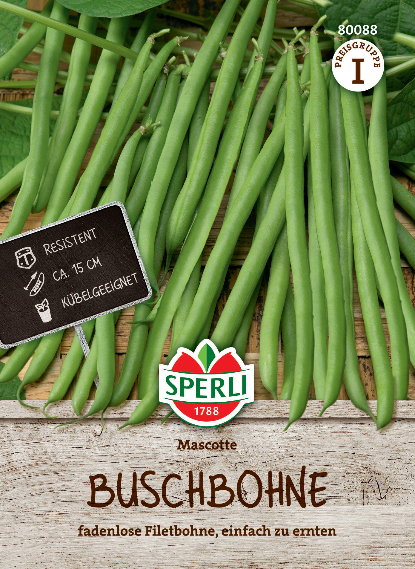 Buschbohnensamen Mascotte