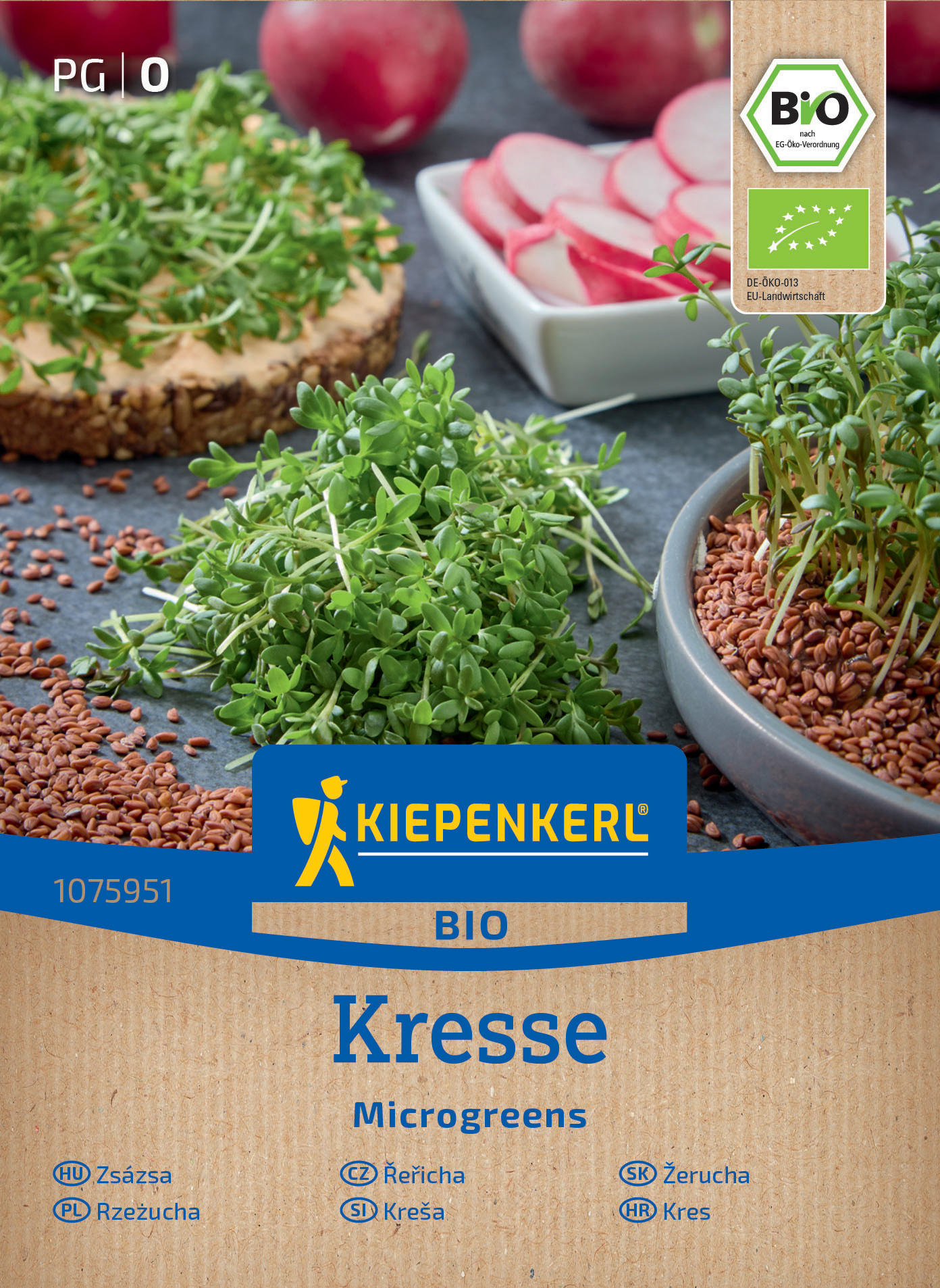 BIO Microgreen-Saat Kressesamen