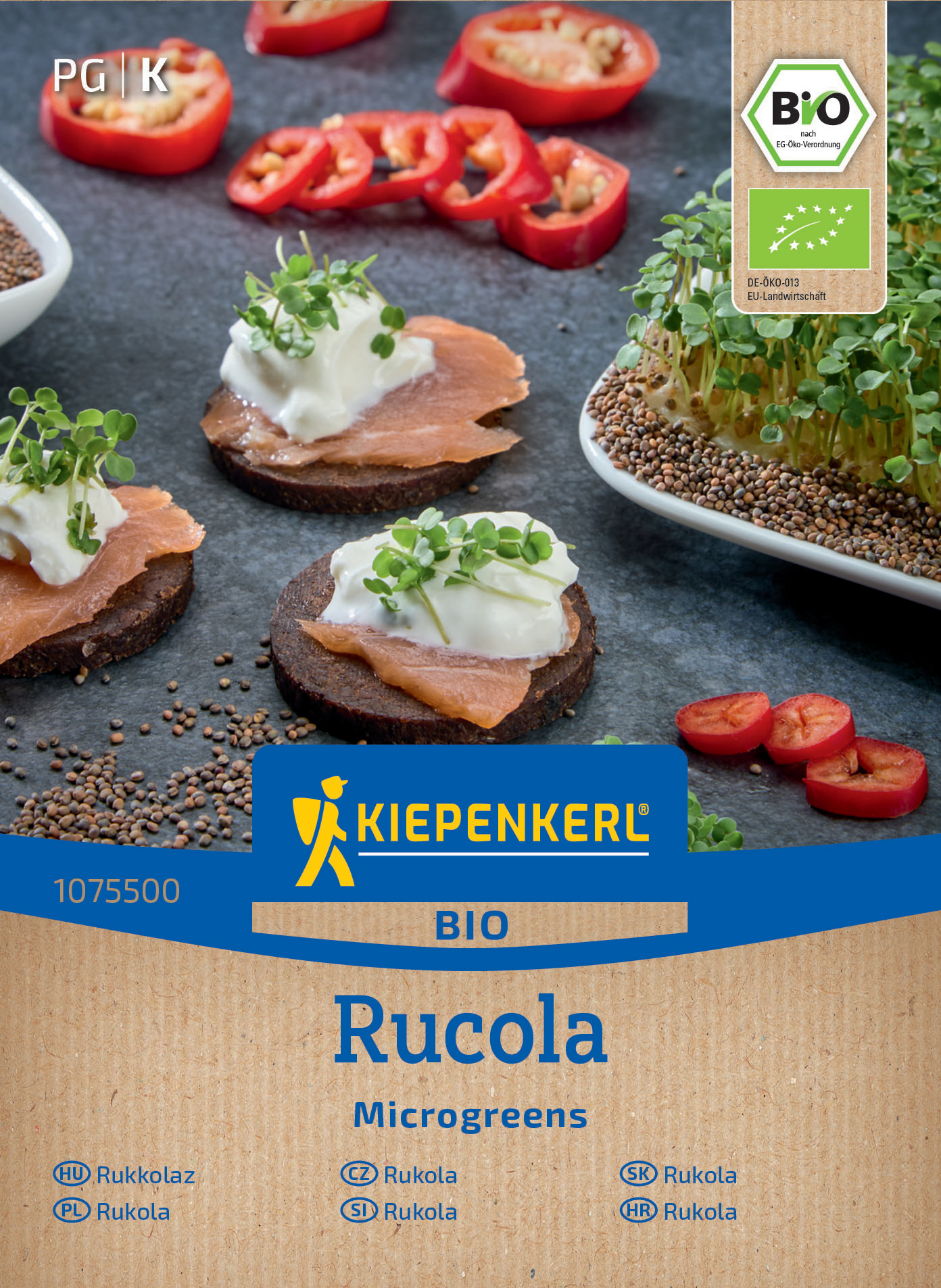 BIO Microgreen-Saat Rucolasamen