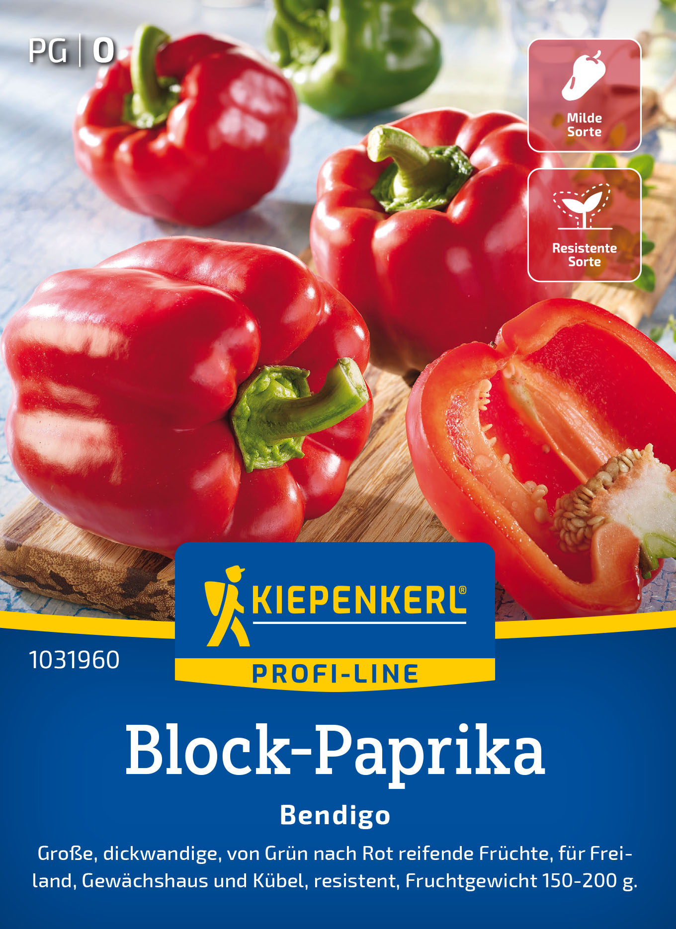 Block-Paprikasamen Bendigo, F1