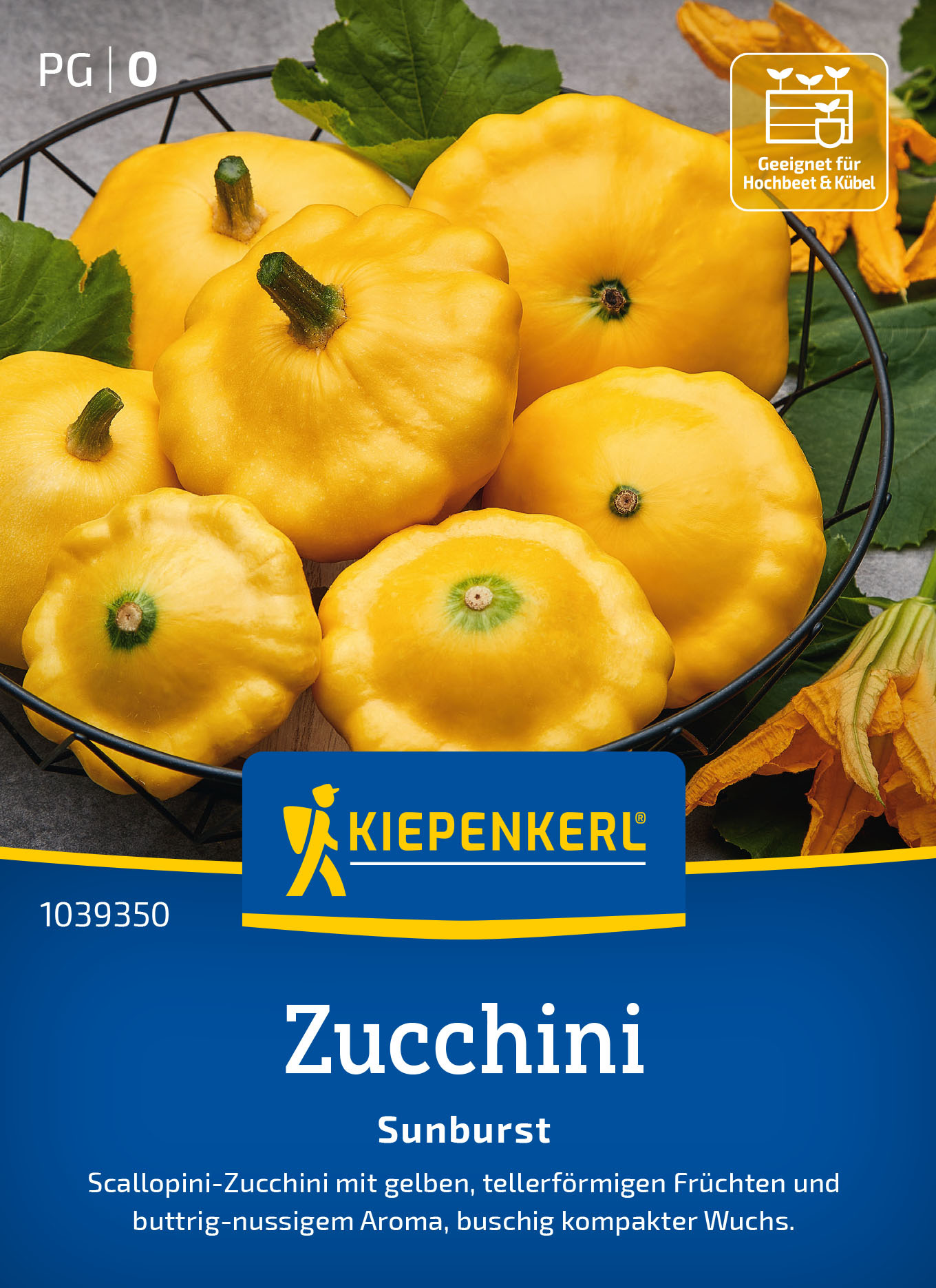 Zucchinisamen Sunburst, F1