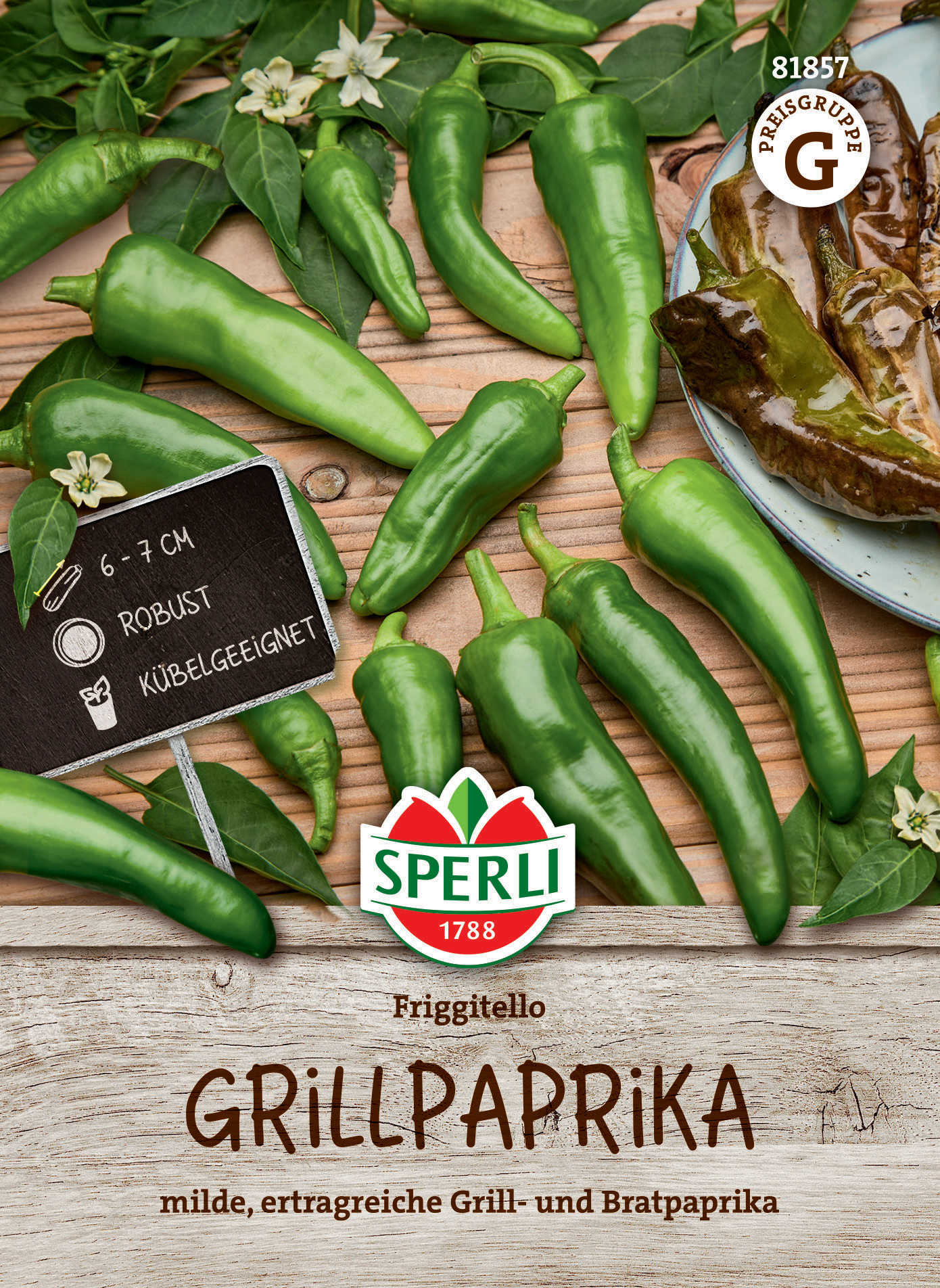 Grillpaprika Friggitello