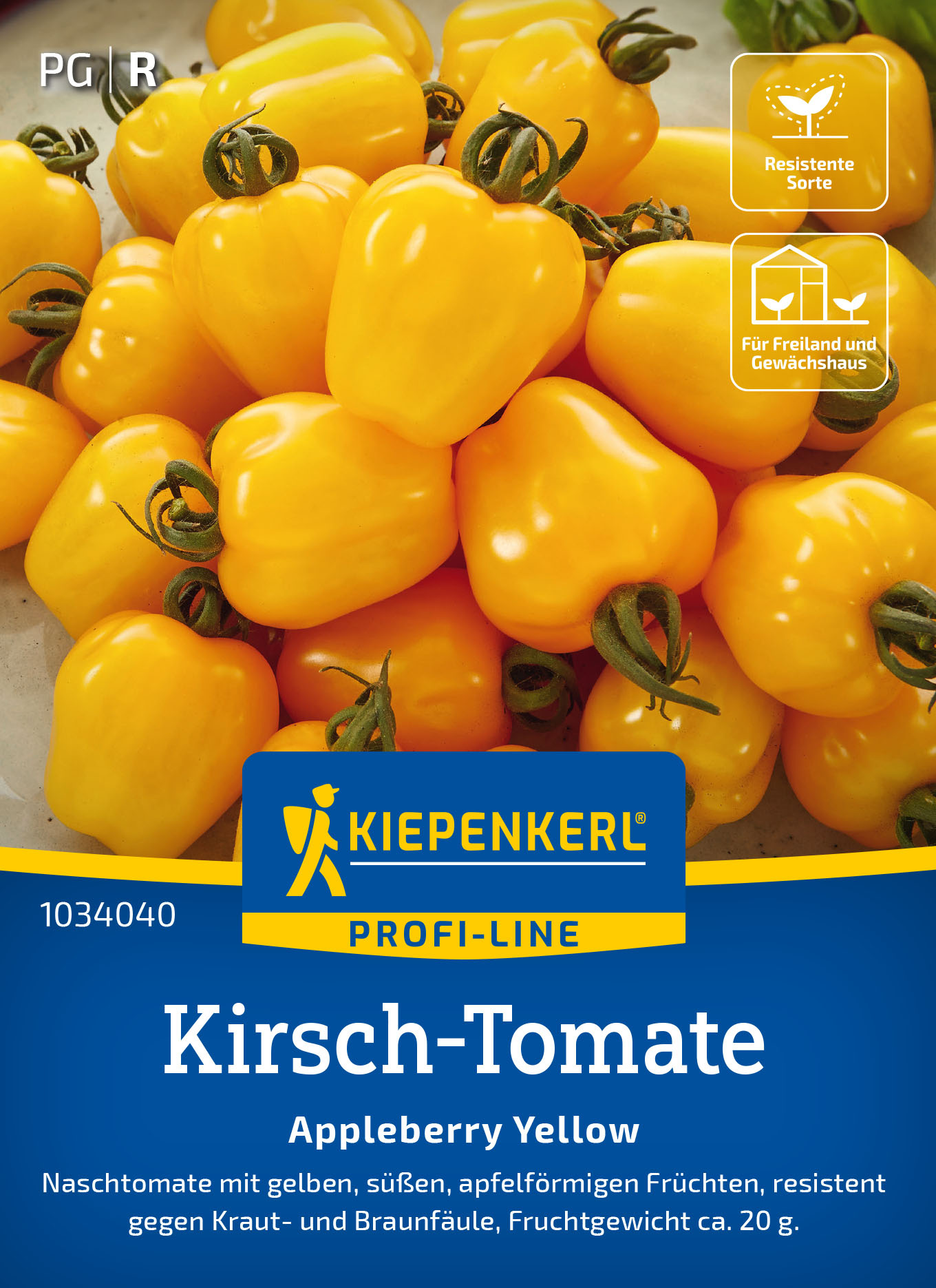 Kirsch-Tomatensamen Appleberry Yellow, F1