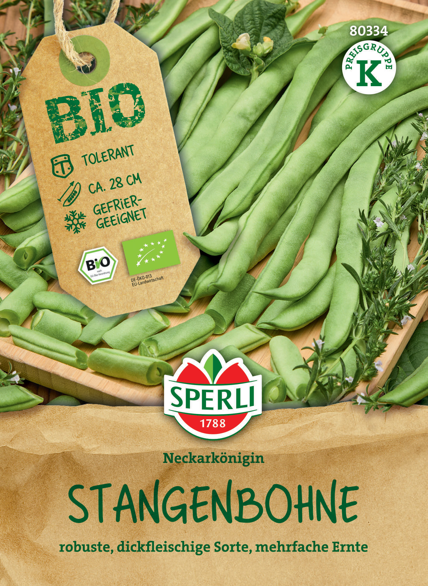 BIO Stangenbohnensamen