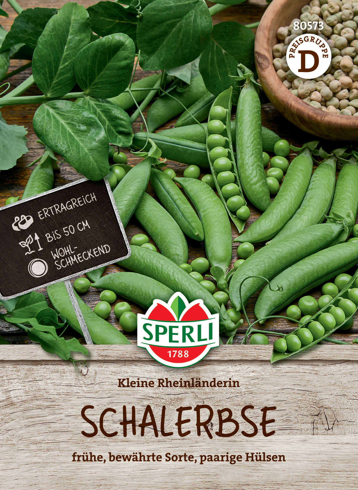 Schalerbsensamen Kleine Rheinländerin
