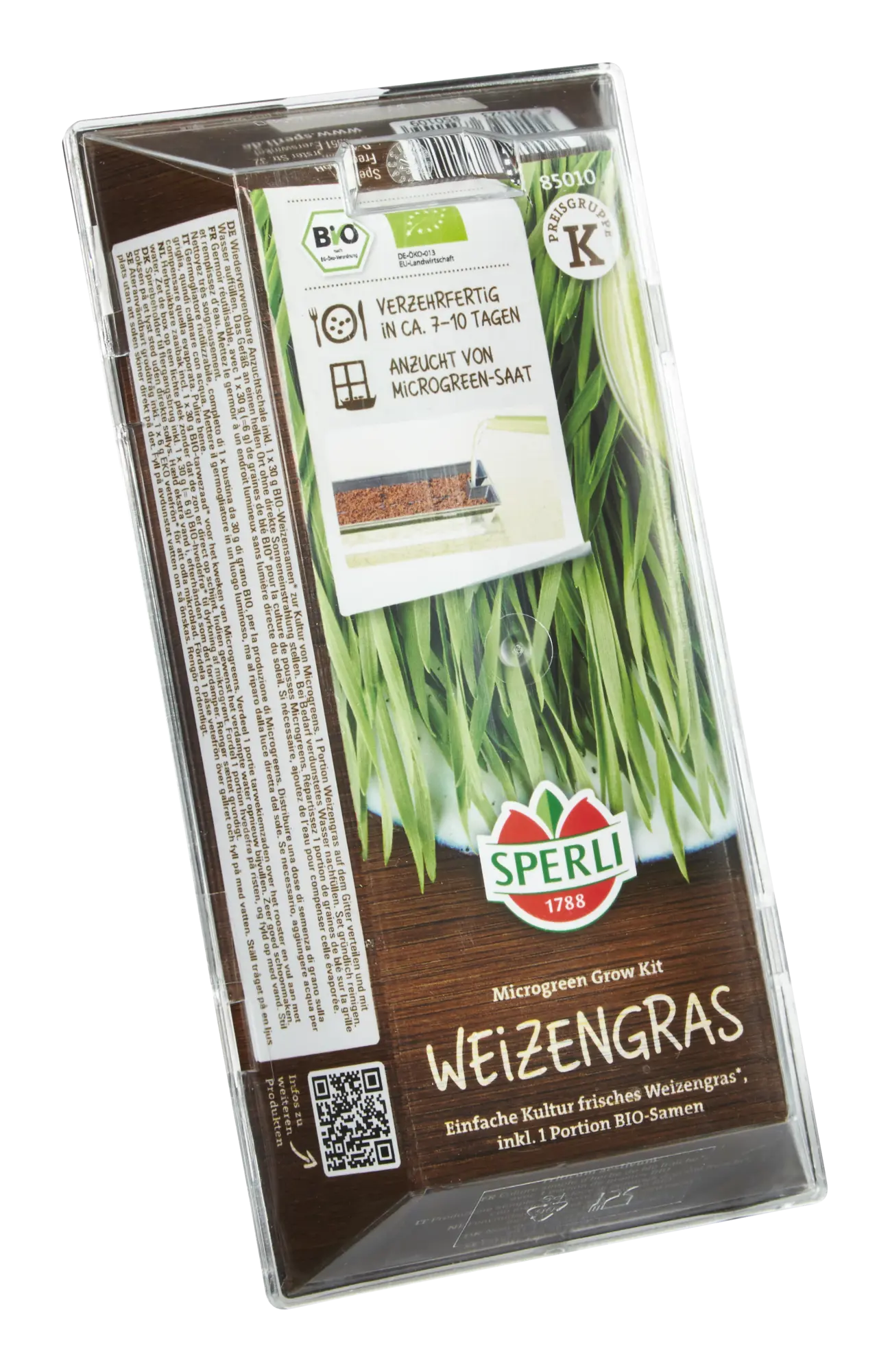 BIO Microgreen Grow Kit, Anzuchtset Weizengrassamen