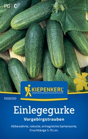 Gurkensamen vom Anbieter Kiepenkerl, für alte, robuste und ertragreiche Sorten, Fruchtlänge 5-15 cm.