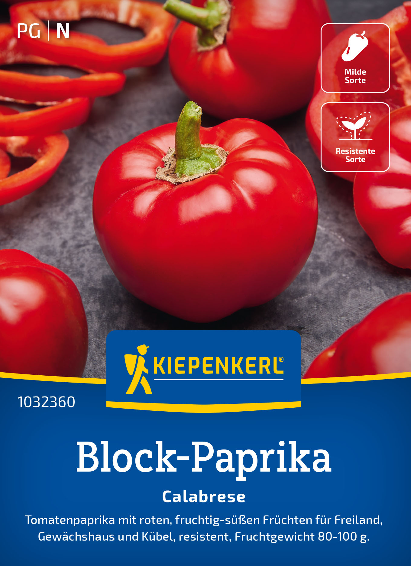 Block-Paprikasamen Calabrese, F1