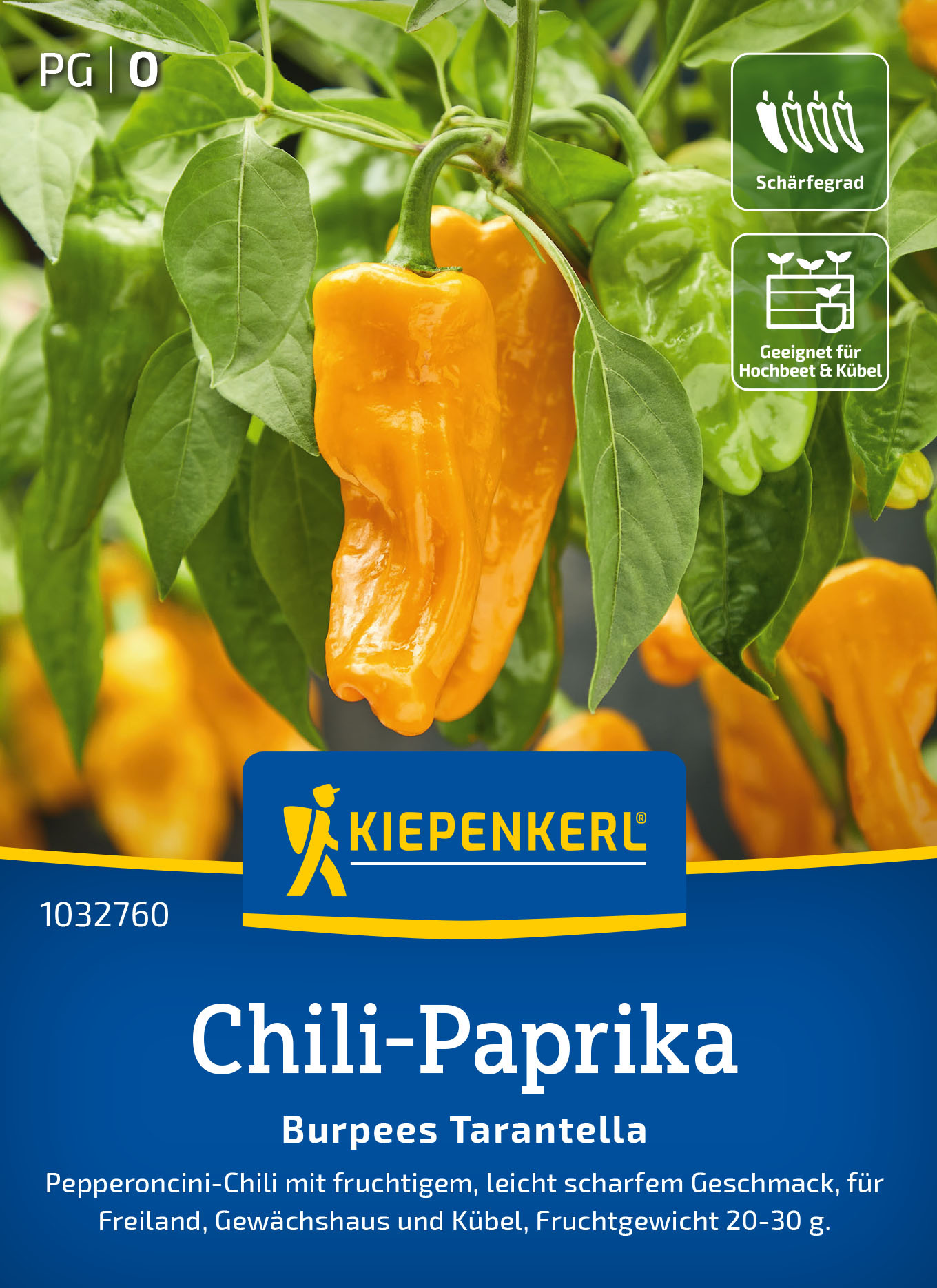 Chili-Paprikasamen Burpees Tarantella
