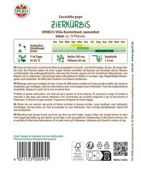 Zierkürbissamen SPERLI's Villa Kunterbunt