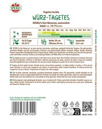 Würz-Tagetessamen SPERLI's Hot Mexican