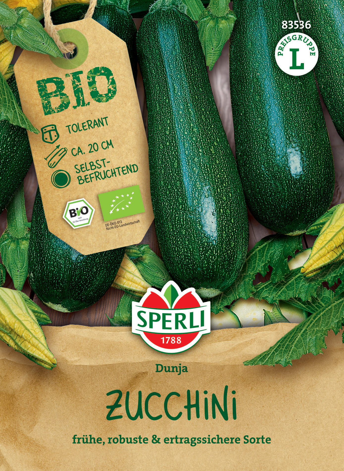 BIO Zucchinisamen, F1